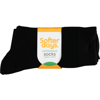 Strumpa 40-45 5p svart Softer Days.