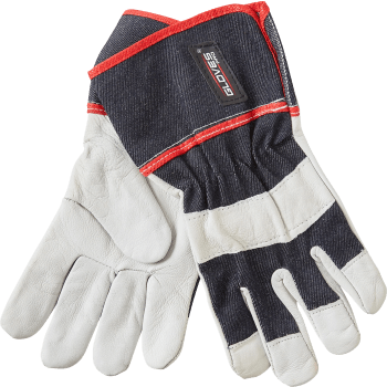 Arbetshand. Skinn blå/vit 10 Gloves Pro.