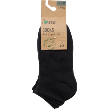 Hiddensocka 3p svart 25/27 mywear.