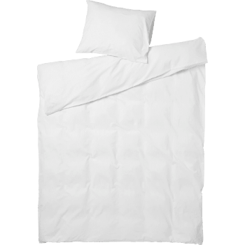 Bäddset Leah Vit 150x210cm Hemtex24h.