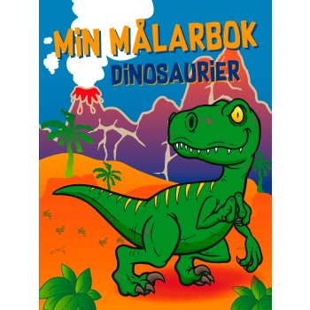 Målarbok Dinosaurier.