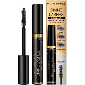 Mascara Divine Lashes Black 001 Max Factor.