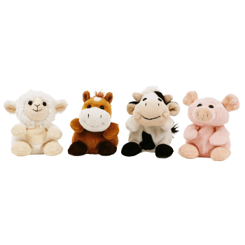 Mjuka bondgårdsdjur 11cm Farm Buddies Teddykompaniet.
