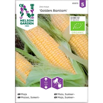 Majs Golden Bantam Organic 1-p Nelson Garden.