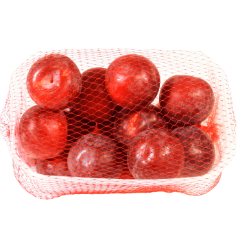 Plommon röda i korg 500g Klass 1.