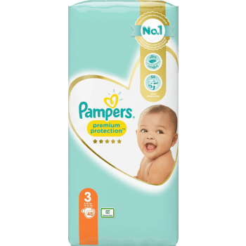 Blöjor Premium Protection Strl 3 6-10kg 48-p Pampers.