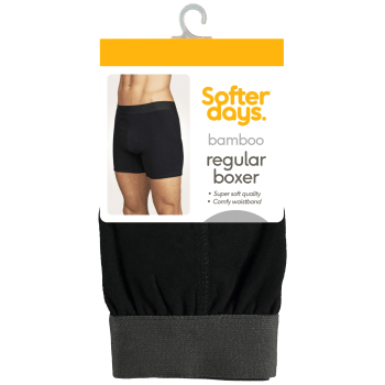 Boxer bambu XL 1p svart Softer Days.