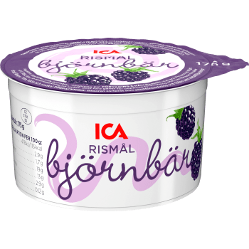 Rismål Björnbär 175g ICA.