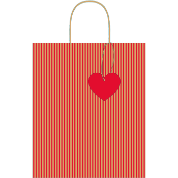 Presentpåse Rand 19x22cm.