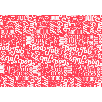 Julpapper God jul 0,7x3m ICA.
