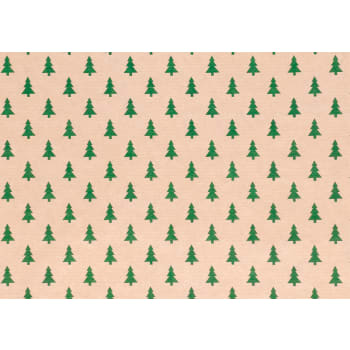 Julpapper Gran Ribb Grön 0,7x3m ICA.