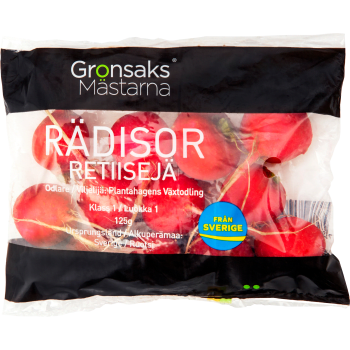 Rädisor 125g Klass 1 Grönsaksmästarna.