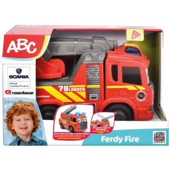 Brandbil 25cm ABC Dickie Toys.