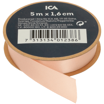 Satinband rosa 16mmx5m.