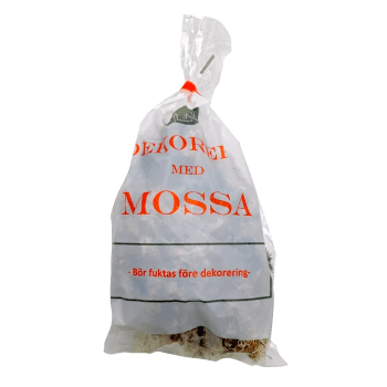 Dekor mossa vit 80g.