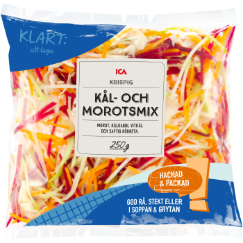 Kål- och Morotsmix 250g ICA.