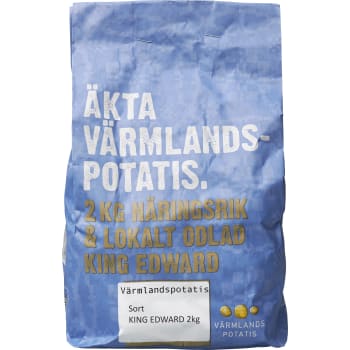 Potatis King Edward 2 kg Värmlandspotatis.