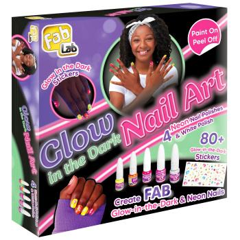 Nail Art Glow in the dark Fab Lab.
