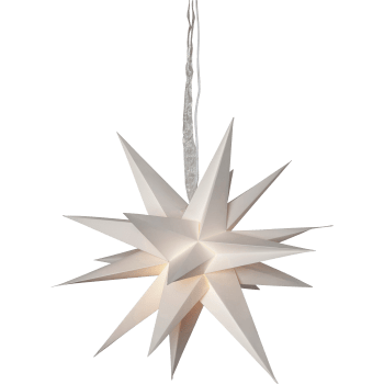 Stjärna December Vit 3D 45cm Star Trading.