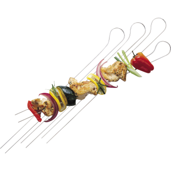 Dubbla grillspett.