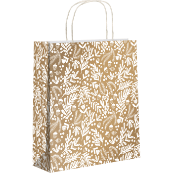 Presentpåse Gold berry 26x31 cm.