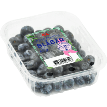 Blåbär 125g klass 1 Rosa bandet ICA.