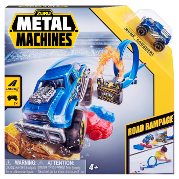 Bilbana med bil Rampage Metal Machines.