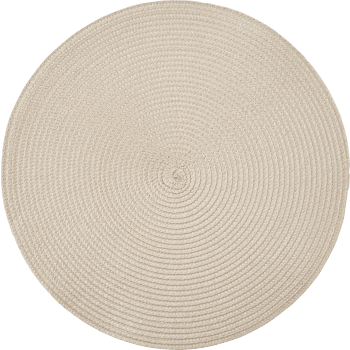 Tablett Ines Beige D:38cm ICA.