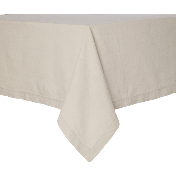 Bordsduk Isa Beige 140x250cm ICA.