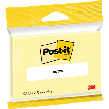Post-it gul 76x127.