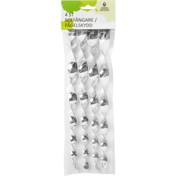 Fågelskrämma twist 4p silver.