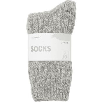 Raggsocka 2p gråmel 30/34 mywear.