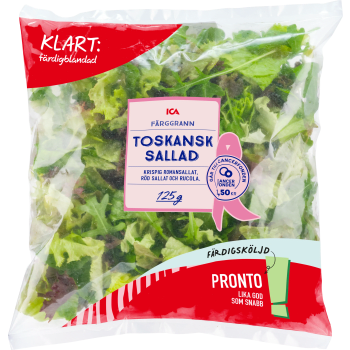 Toskansk sallad Rosa Bandet ICA.