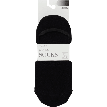 Invisible Socka 3p Sv 39/41 mywear.