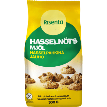 Hasselnötsmjöl 300g Risenta.