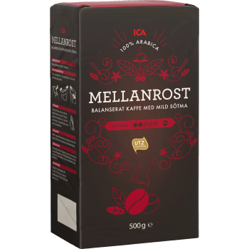 Bryggkaffe Mellanrost 500g ICA.