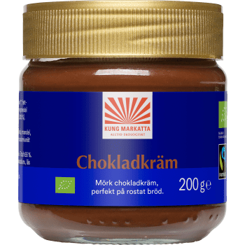 Chokladkräm Mörk Ekologisk 200g Kung Markatta.