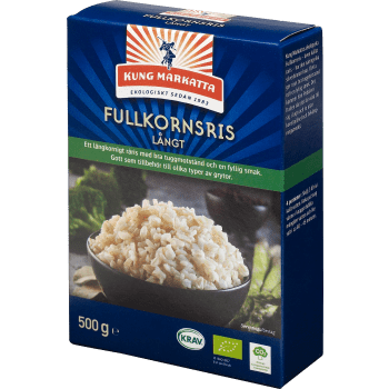 Fullkornsris Lång Riskrav 500g KRAV Kung Markatta.