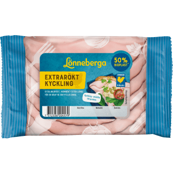 Kyckling Extrarökt 120g Lönneberga.