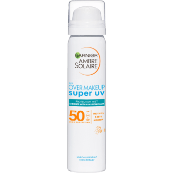 Solskydd ansikte Over Makeup Super UV SPF50+ 75ml Ambre Solaire.
