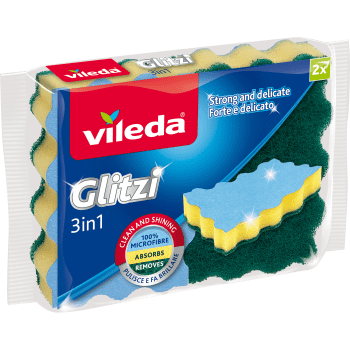 Glitzi 3-1 Skrubbsvamp 2-p Vileda.