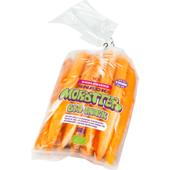 Snackmorötter Ekologisk 150g Klass 1 ICA.