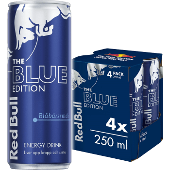 Energidryck Blåbär 4x25cl Red Bull.