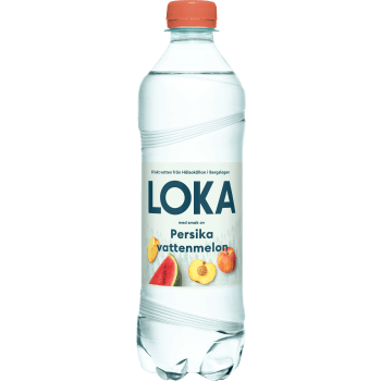 Vatten Kolsyrat Persika Vattenmelon 50cl Loka.