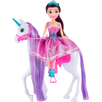 Prinsessa med enhörning Sparkle Girlz.