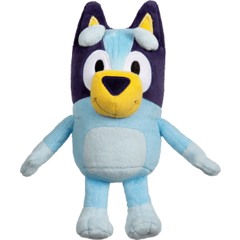 Mjukis Bluey eller Mjukis Bingo.