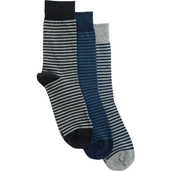 Strumpa 3p ränder 40/43 mywear.