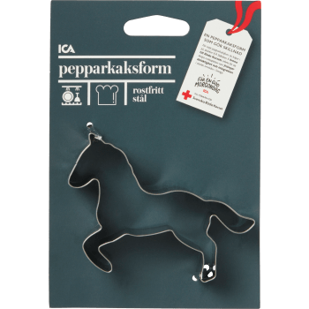 Pepparkaksform Häst 10cm ICA.