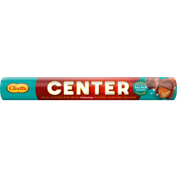 Choklad Center Sea Salt rulle 78g Cloetta.