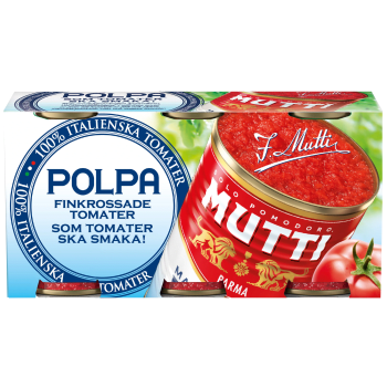 Finkrossade Tomater 3-p 1,2kg Mutti.